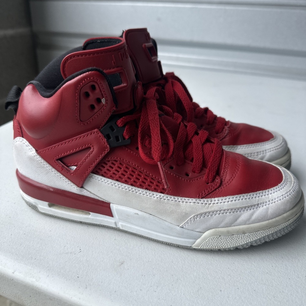 NIKE JORDAN SPIZIKE BASKETBALL SHOES 315371-603 SIZE 7 MENS GYM RED WHITE BLACK